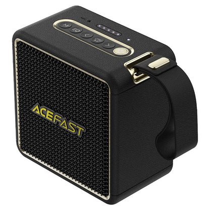 Draagbare Bluetooth Speaker Acefast K3 Nano, 1 x 30W - 1 x 16W, RGB, Waterdicht, Zwart