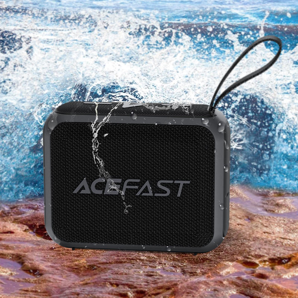Draagbare Bluetooth Speaker Acefast K4 Go, 5W, Waterdicht, Zwart