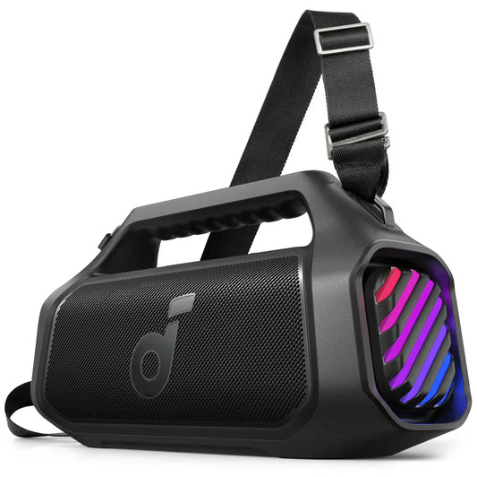 Draagbare Bluetooth Speaker Anker SoundCore Boom 2 Plus, 140W, TWS, RGB, Waterdicht, Zwart A3134011