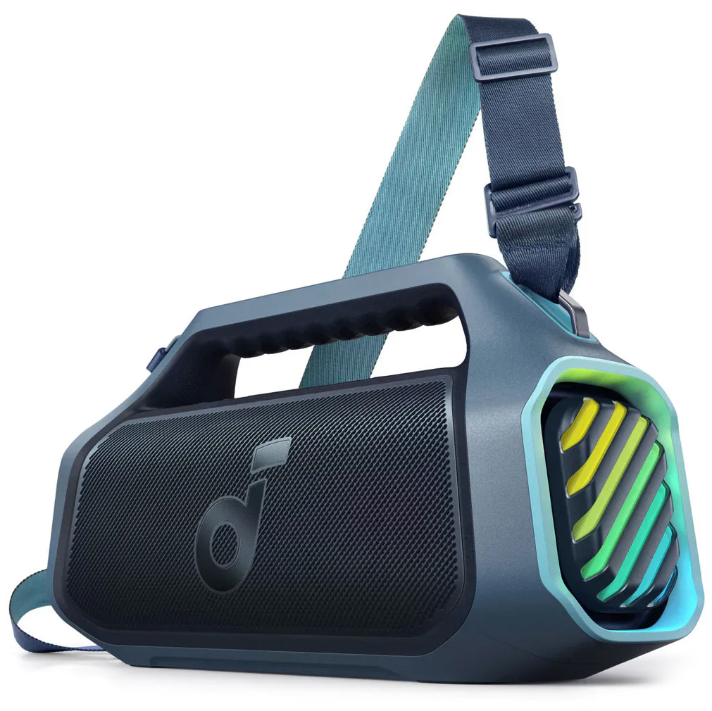 Draagbare Bluetooth-luidspreker Anker Soundcore Boom 2 Plus, 140W, RGB, Waterdicht, Blauw A3134031 