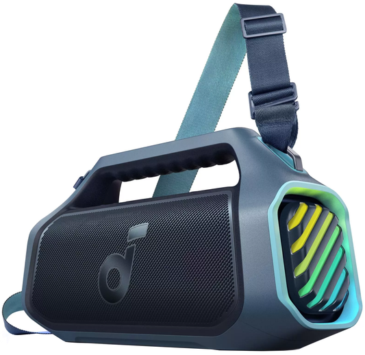 Draagbare Bluetooth Speaker Anker SoundCore Boom 2 Plus Nieuwe Versie, 140W, TWS, RGB, Waterdicht, Blauw A3134032