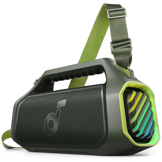 Draagbare Bluetooth Speaker Anker SoundCore Boom 2 Plus, 140W, TWS, RGB, Waterdicht, Groen, Herverpakt A3134061