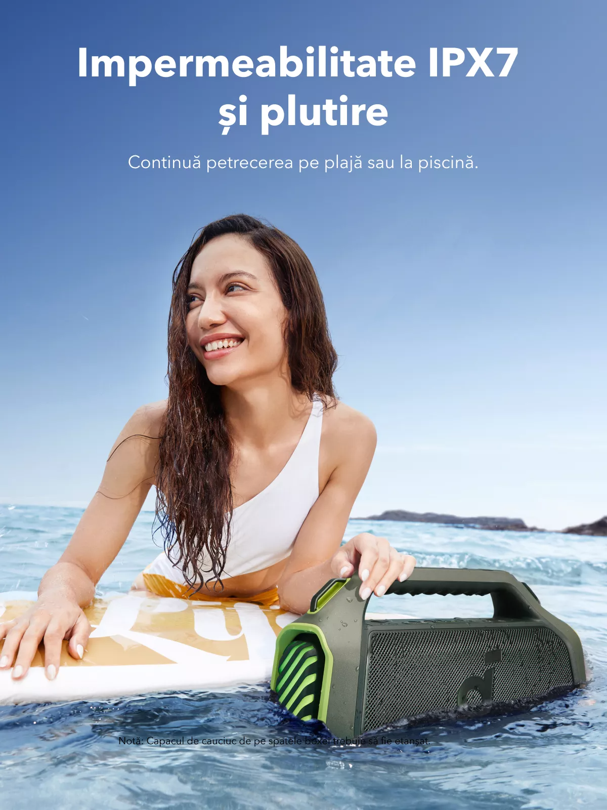 Draagbare Bluetooth-luidspreker Anker SoundCore Boom 2 Plus Nieuwe Versie, 140W, TWS, RGB, Waterdicht, Groen A3134062