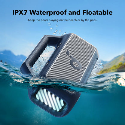Draagbare Bluetooth Speaker Anker SoundCore Boom 2, 80W, TWS, RGB, Waterdicht, Blauw A3138031