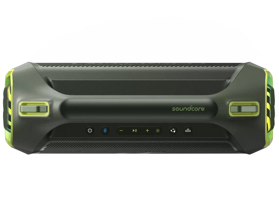 Draagbare Bluetooth-luidspreker Anker SoundCore Boom 2 Plus Nieuwe Versie, 140W, TWS, RGB, Waterdicht, Groen A3134062