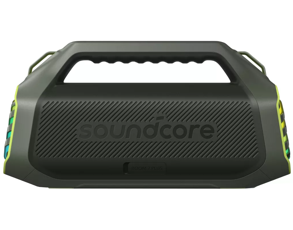 Draagbare Bluetooth-luidspreker Anker SoundCore Boom 2 Plus Nieuwe Versie, 140W, TWS, RGB, Waterdicht, Groen A3134062