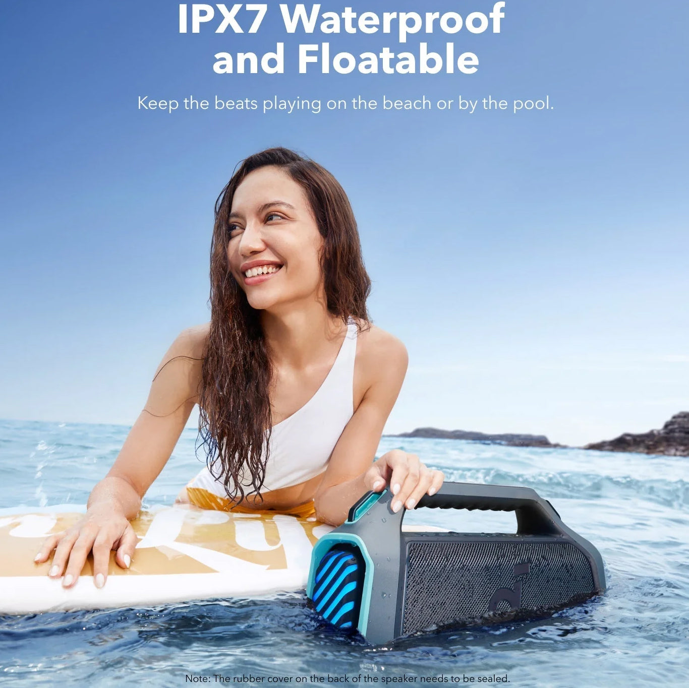 Draagbare Bluetooth-luidspreker Anker Soundcore Boom 2 Plus, 140W, RGB, Waterdicht, Blauw A3134031 