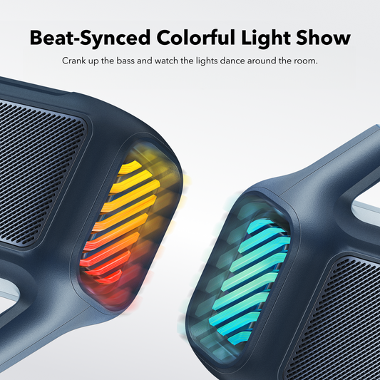 Draagbare Bluetooth Speaker Anker SoundCore Boom 2 Nieuwe Versie, 80W, TWS, RGB, Waterdicht, Blauw A3138032