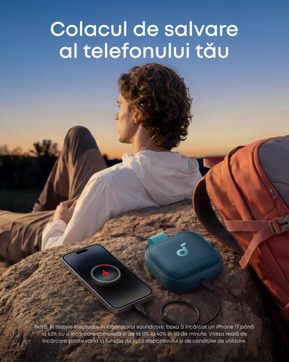 Draagbare Bluetooth Speaker Anker SoundCore Boom Go 3i, 15W, TWS, RGB, Waterdicht, Blauw, Herverpakt D5103030