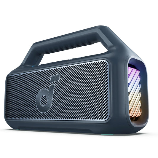 Draagbare Bluetooth Speaker Anker SoundCore Boom 2, 80W, TWS, RGB, Waterdicht, Blauw A3138031