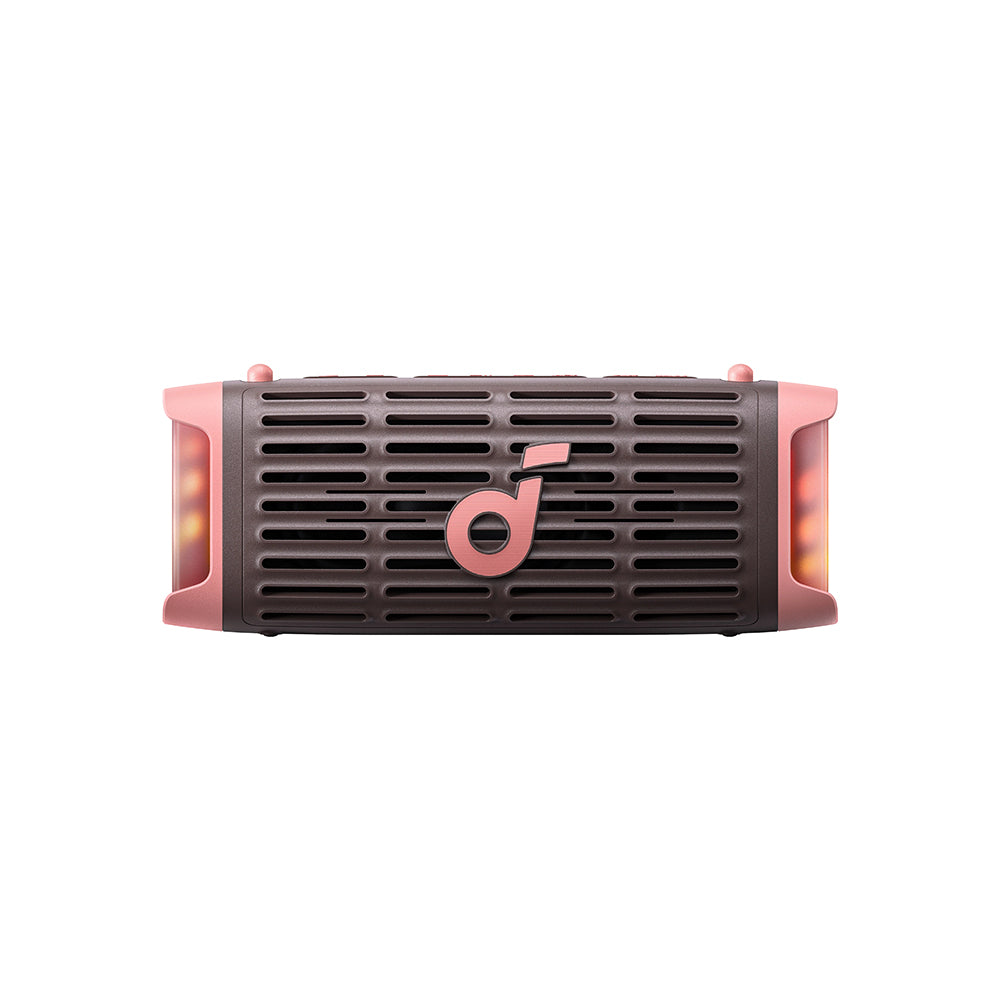 Draagbare Bluetooth Speaker Anker SoundCore Boom 3i, 50W, RGB, Waterdicht, Bruin Roze D5100080