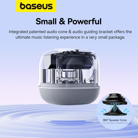 Bluetooth Speaker Baseus AeQur V2, Wit