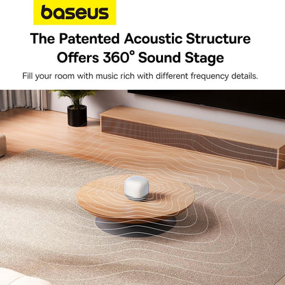 Bluetooth Speaker Baseus AeQur V2, Wit