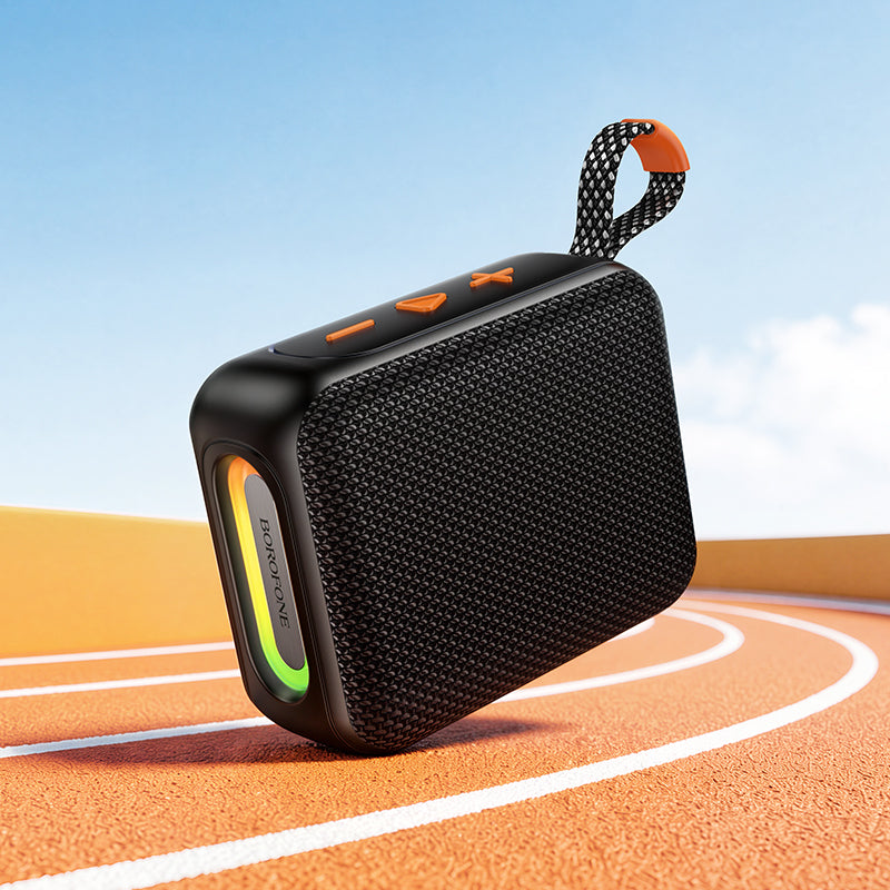 Draagbare Bluetooth-luidspreker Borofone BR106 Felicitous, 8 W, TWS, RGB, zwart
