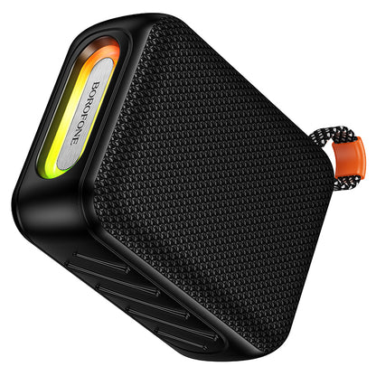Draagbare Bluetooth-luidspreker Borofone BR106 Felicitous, 8 W, TWS, RGB, zwart