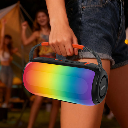Draagbare Bluetooth Speaker Dudao Y21, 2 x 5W, TWS, RGB, Zwart