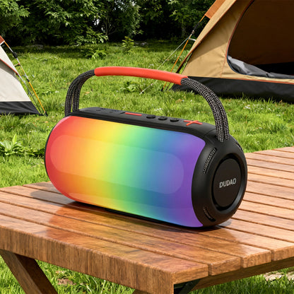 Draagbare Bluetooth Speaker Dudao Y21, 2 x 5W, TWS, RGB, Zwart