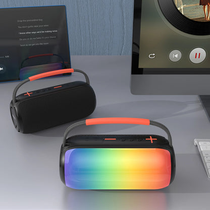 Draagbare Bluetooth Speaker Dudao Y21, 2 x 5W, TWS, RGB, Zwart