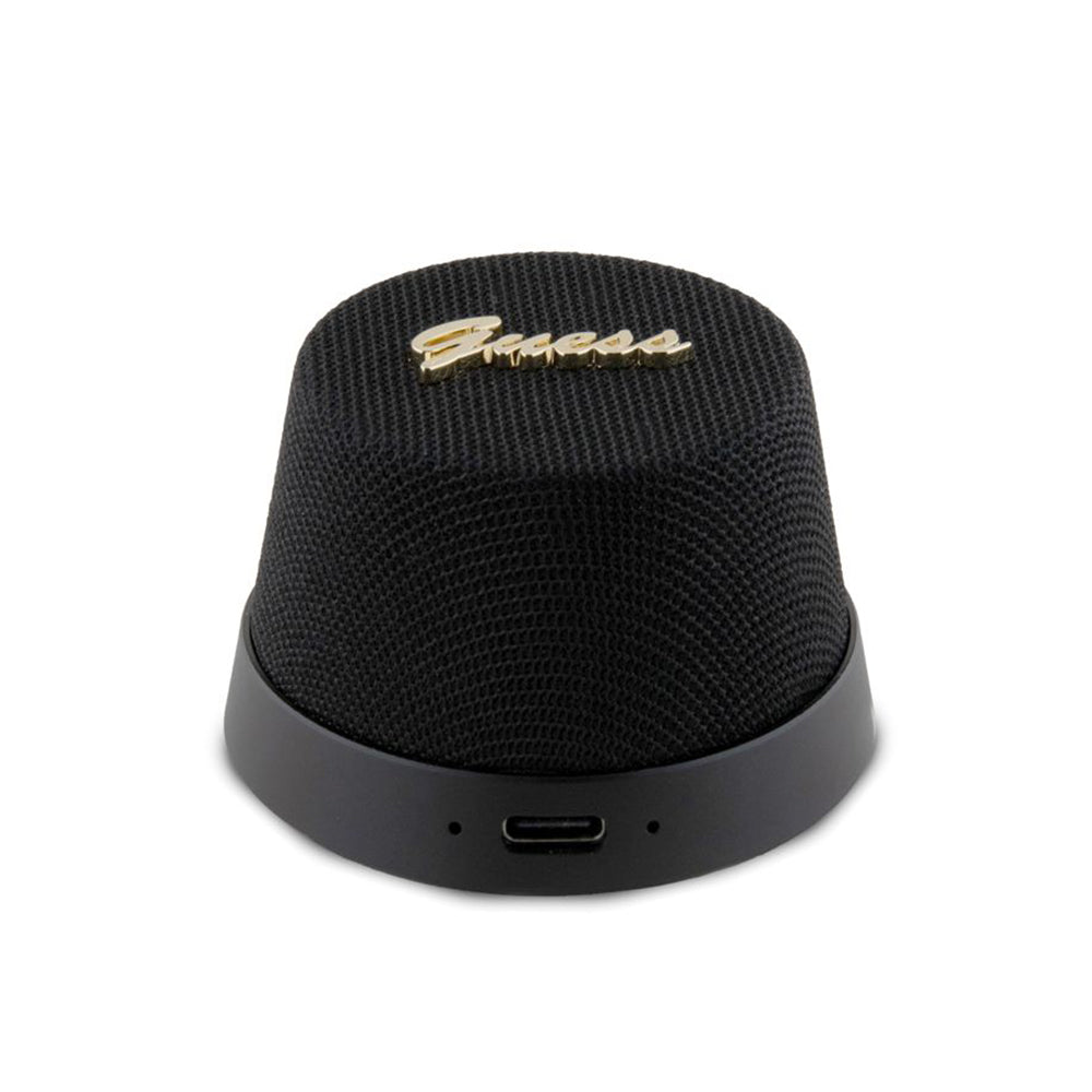 Draagbare Bluetooth Speaker Guess Stand Magnetic Script Metal, 3W, Zwart