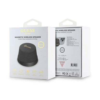 Draagbare Bluetooth Speaker Guess Stand Magnetic Script Metal, 3W, Zwart