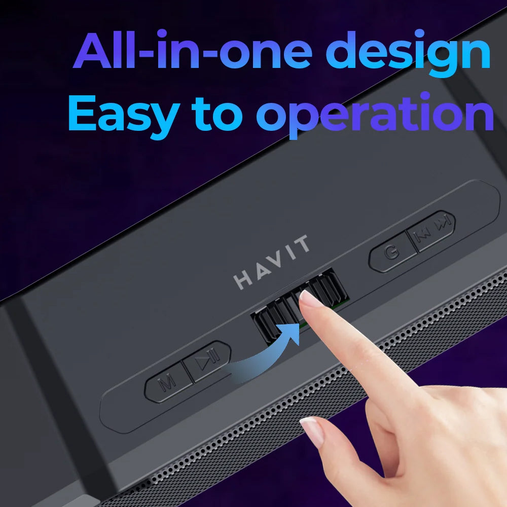 Bluetooth-luidspreker HAVIT SK772BT, 10W, Zwart