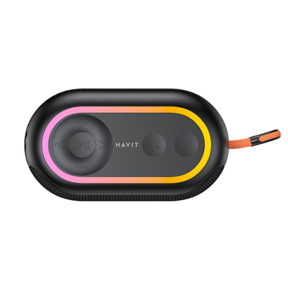 Draagbare Bluetooth Speaker HAVIT SK809BT, 7W, RGB, Waterdicht, Zwart