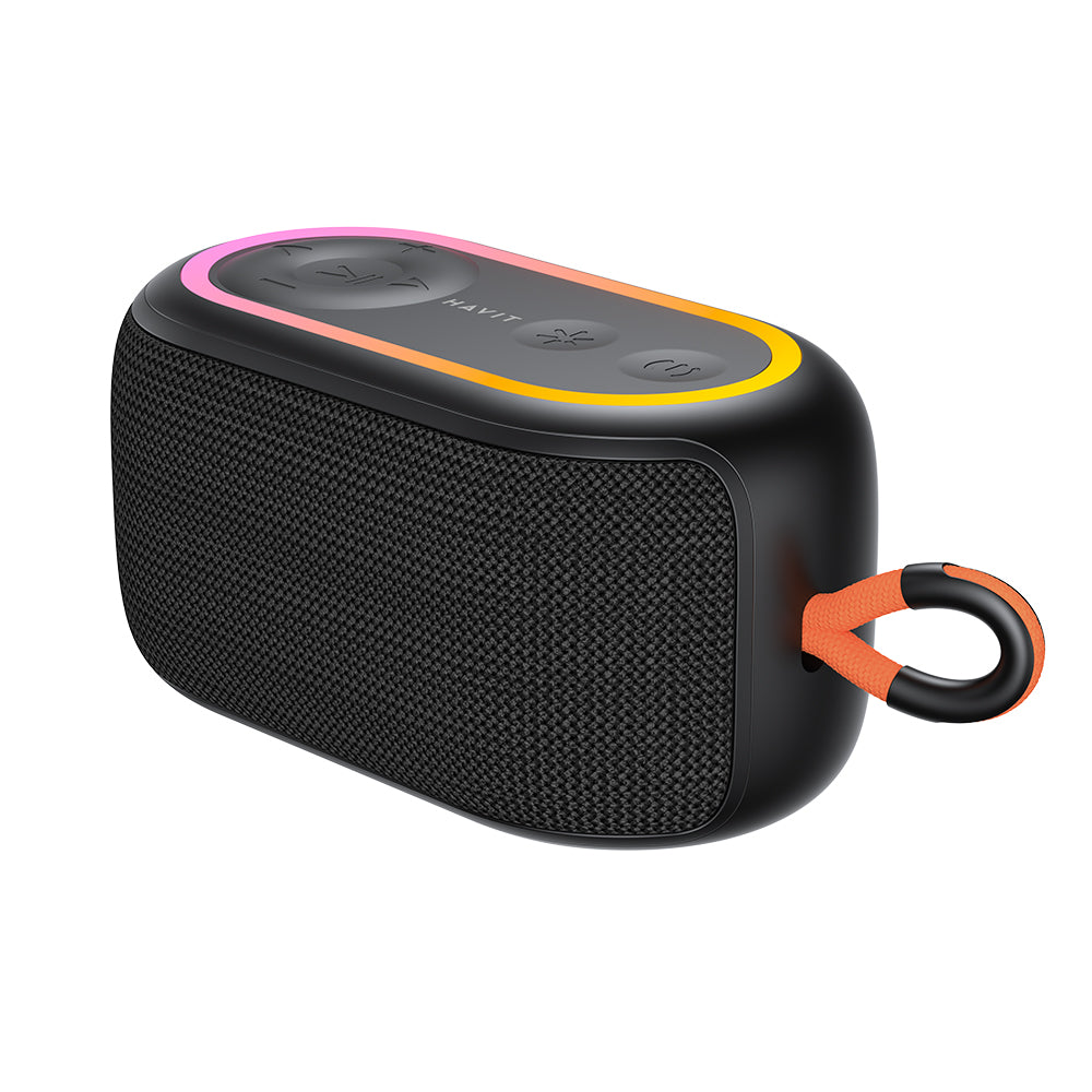 Draagbare Bluetooth Speaker HAVIT SK809BT, 7W, RGB, Waterdicht, Zwart