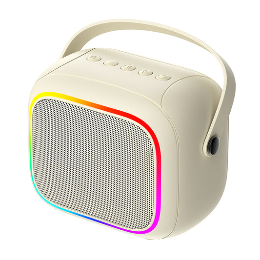 Draagbare Bluetooth Speaker HAVIT SK818BT Karaoke, 5W, RGB, Waterdicht, Beige
