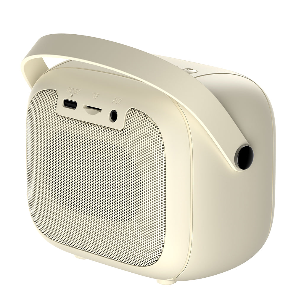 Draagbare Bluetooth Speaker HAVIT SK818BT Karaoke, 5W, RGB, Waterdicht, Beige