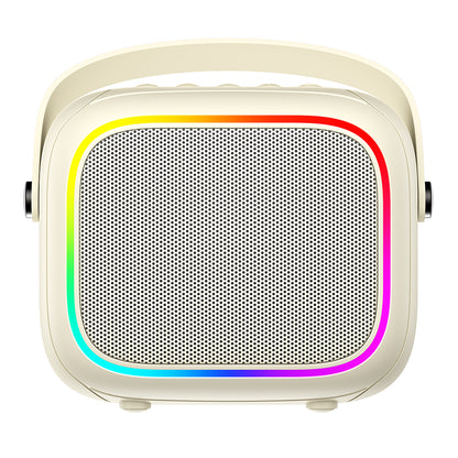Draagbare Bluetooth Speaker HAVIT SK818BT Karaoke, 5W, RGB, Waterdicht, Beige