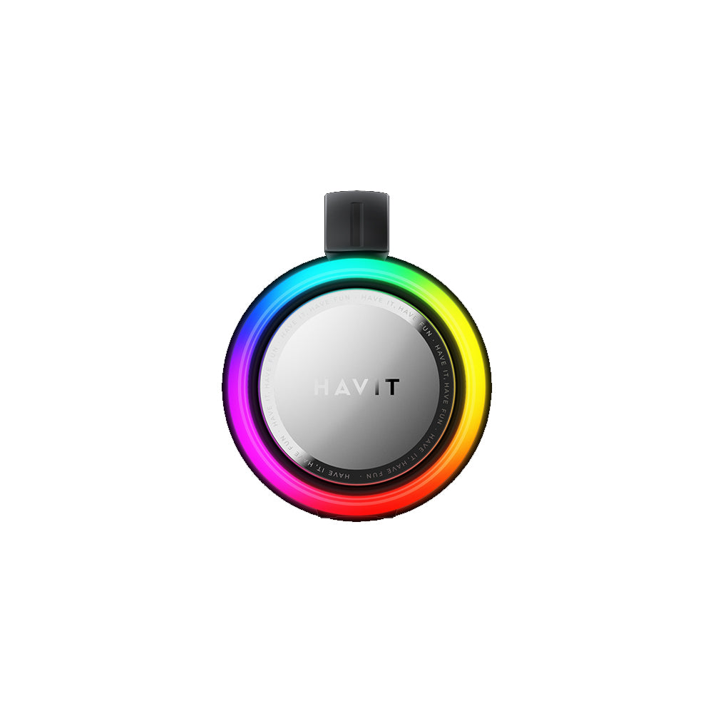 Draagbare Bluetooth Speaker HAVIT SK834BT, 2 x 5W, RGB, Waterdicht, Zwart