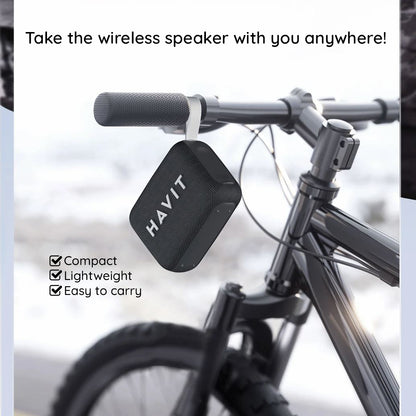 Draagbare Bluetooth Speaker HAVIT SK874BT, 8W, Waterdicht, Zwart