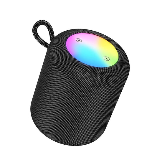 Draagbare Bluetooth Speaker HOCO HC30, 5W, TWS, RGB, Zwart