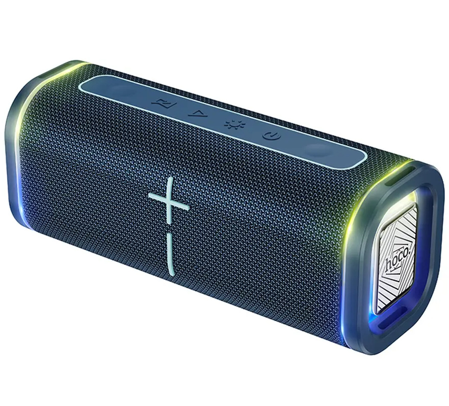 Draagbare Bluetooth Speaker HOCO HC51, 30W, TWS, RGB, Blauw