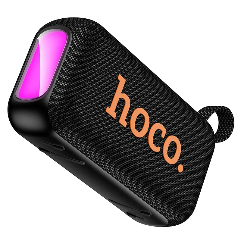 Draagbare Bluetooth Speaker HOCO HC32, 2 x 10W, TWS, RGB, Zwart