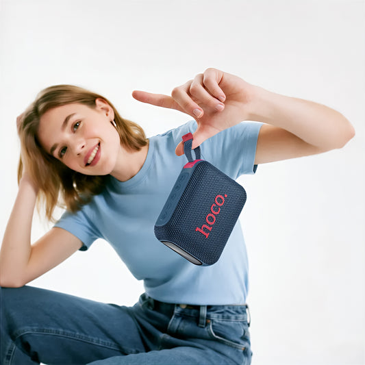 Draagbare Bluetooth Speaker HOCO HC31, 10W, TWS, RGB, Waterdicht, Marineblauw