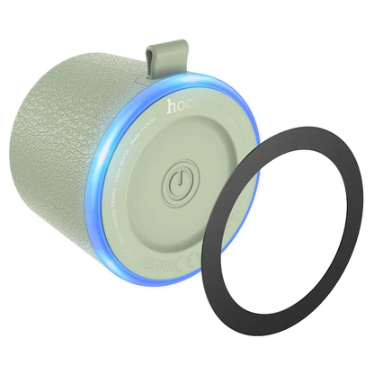 Draagbare Bluetooth Speaker HOCO HC49 Mini Magnetic, 8W, TWS, Groen