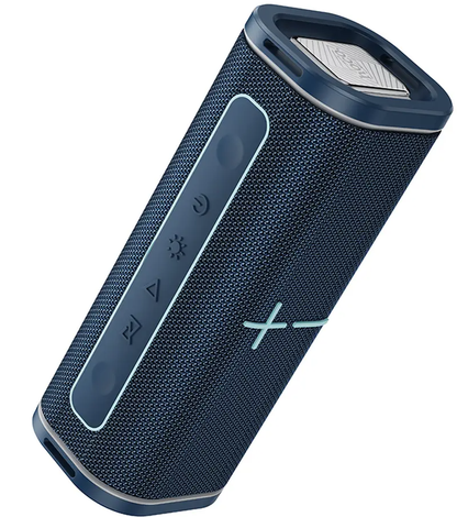 Draagbare Bluetooth Speaker HOCO HC51, 30W, TWS, RGB, Blauw