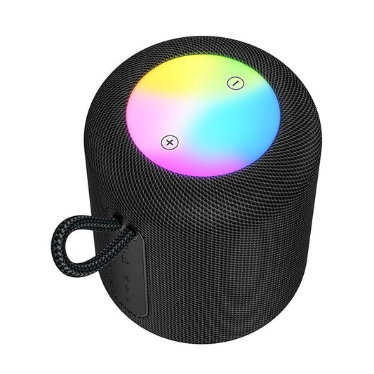 Draagbare Bluetooth Speaker HOCO HC30, 5W, TWS, RGB, Zwart