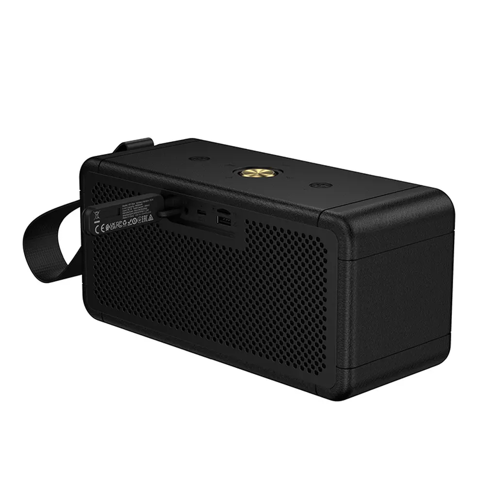 Draagbare Bluetooth Speaker HOCO HT1 Max, 2 x 20W, TWS, Zwart