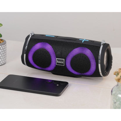 Draagbare Bluetooth Speaker HOCO HC12, 10W, RGB, Waterdicht, Zwart