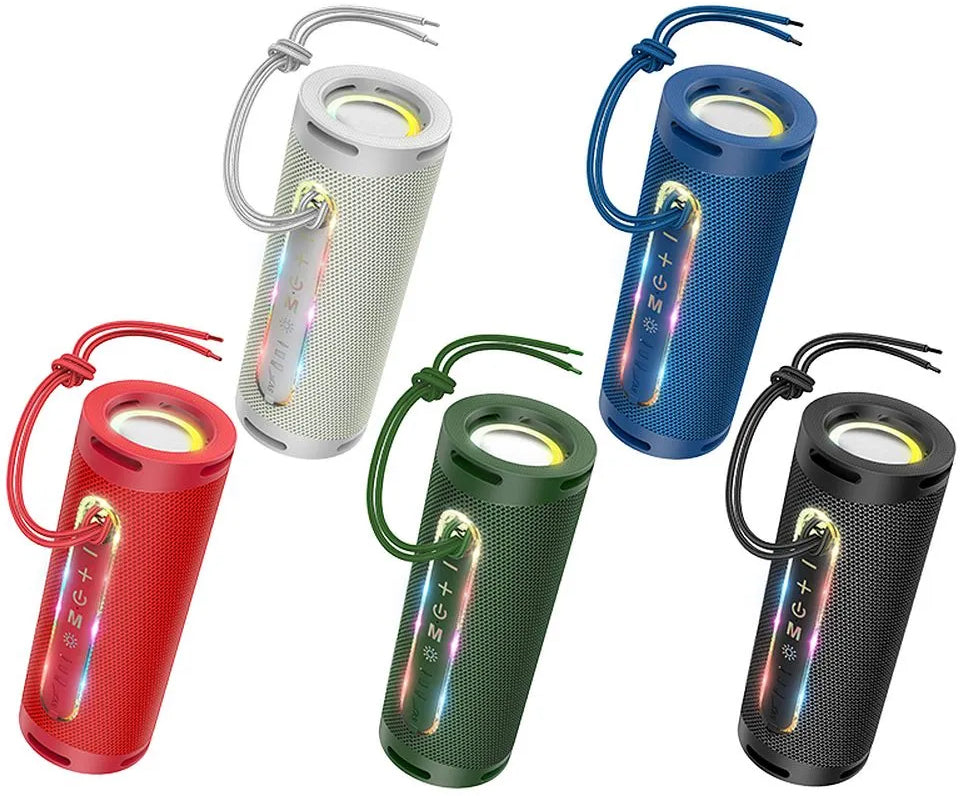 Draagbare Bluetooth Speaker HOCO HC9 Dazzling Pulse Sports, 10W, TWS, RGB, Blauw