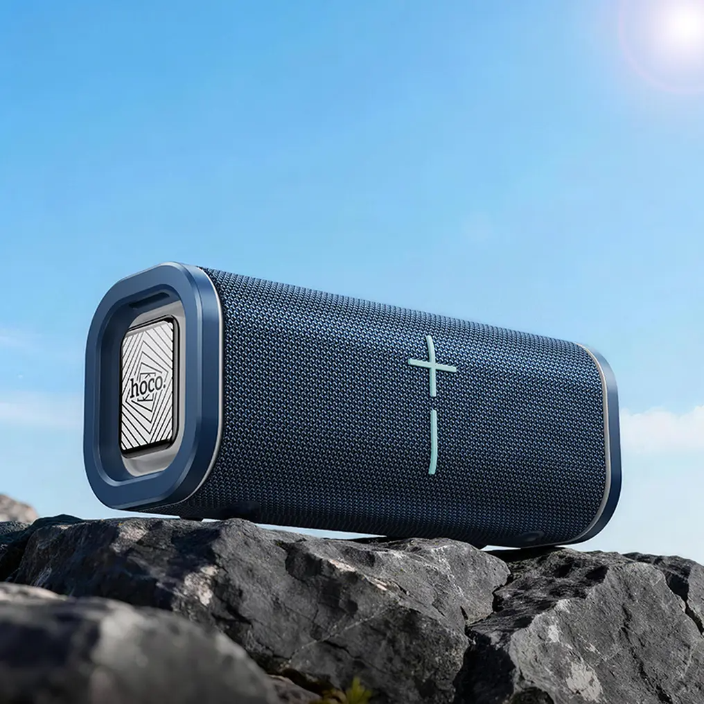 Draagbare Bluetooth Speaker HOCO HC51, 30W, TWS, RGB, Blauw