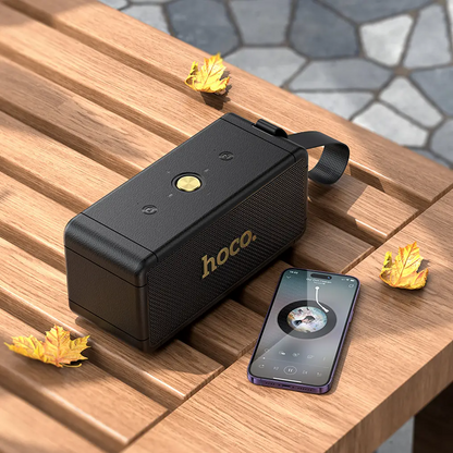 Draagbare Bluetooth Speaker HOCO HT1 Max, 2 x 20W, TWS, Zwart