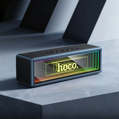 Draagbare Bluetooth Speaker HOCO HC40, 2 x 10W, TWS, RGB, Zwart