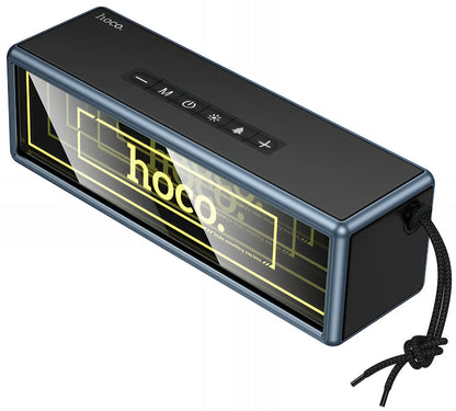 Draagbare Bluetooth Speaker HOCO HC40, 2 x 10W, TWS, RGB, Zwart