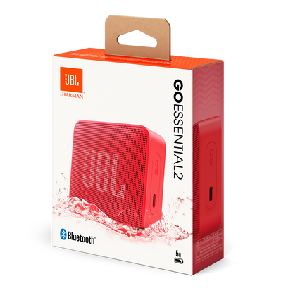 Draagbare Bluetooth Speaker JBL Go Essential 2, 3.1W, Pro Sound, Waterdicht, Rood JBLGOES2REDCN