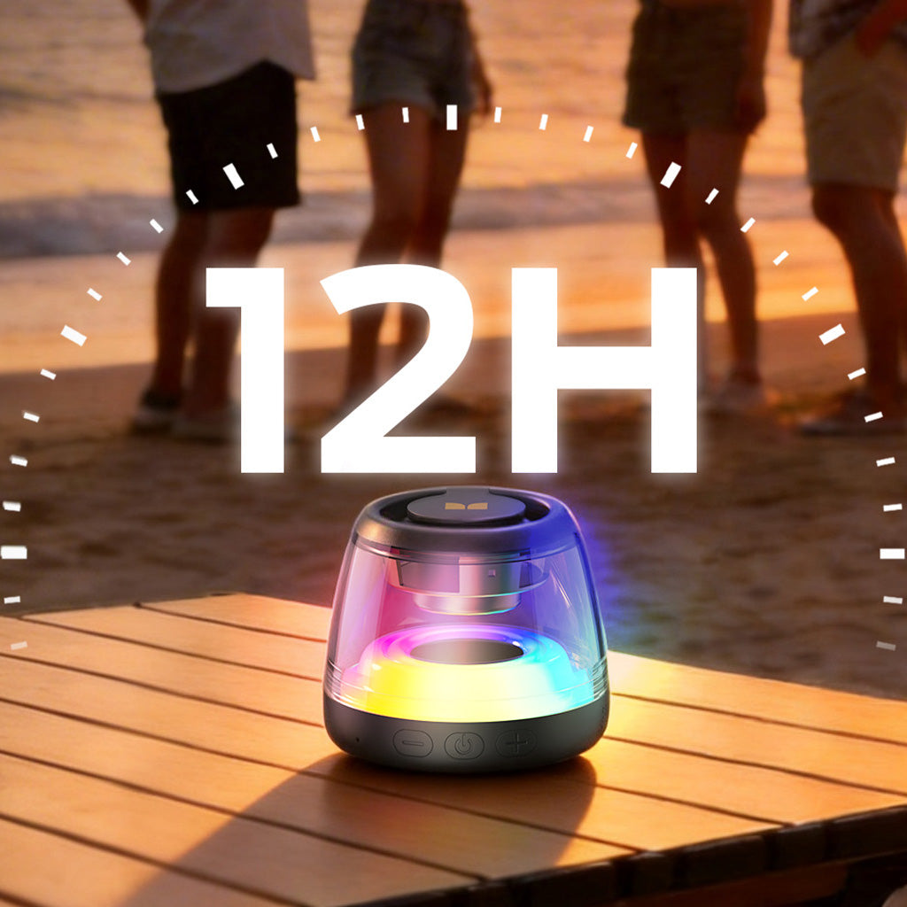 Draagbare Bluetooth Speaker Monster Mag Flux, 5W, TWS, RGB, Zwart