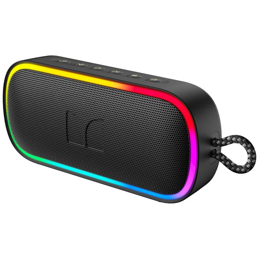 Draagbare Bluetooth Speaker Monster S150 Plus, 40W, TWS, RGB, Waterdicht, Zwart
