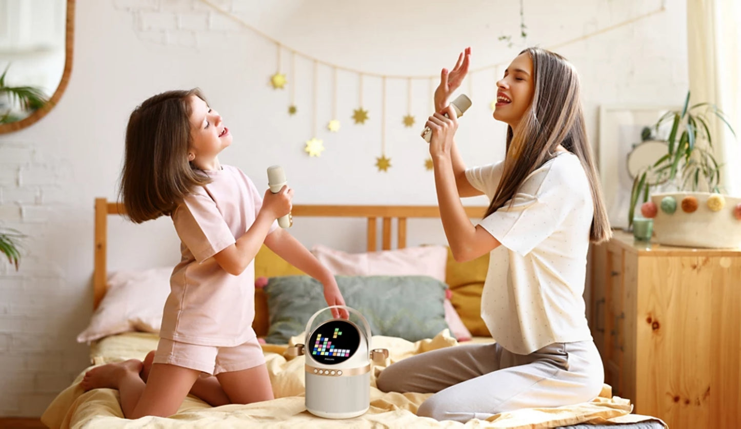 Draagbare Bluetooth Speaker Philips, 10W, Karaoke, Beige TAS2509WT/00